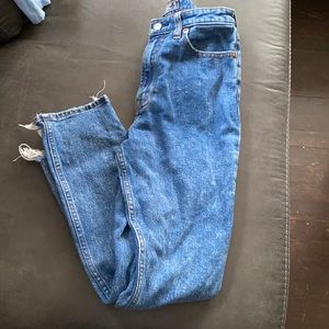 High Rise slim jeans